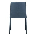thumbnail image 4 of Moe's Home Collection Nora 18" Faux Leather Dining Chairs in Gray (Set of 2), 4 of 5