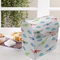 thumbnail image 3 of Airplane Stand Mixer Cover, Travel Around the World Theme with Colorful Retro Biplanes Air Route Dashed Lines, Kitchen Appliance Organizer Bag Cover with Pockets, 5 Quarts, Multicolor, by Ambesonne, 3 of 4