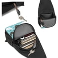 thumbnail image 6 of Xecao's Lovely Roosters Print Sling Bag: A Versatile Chest, Shoulder, and Crossbody Backpack for Casual Days Out, Perfect for Both Men and Women, 6 of 6