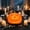 E, variant on Battery Powered Halloween Pumpkin Blow Up Inflatable Decoration for Indoor and Outdoor Holiday Festivities Thanksgiving Tabletop Porch Yard Display