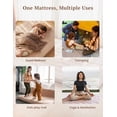 thumbnail image 4 of Zonli Japanese Floor Mattress Futon, Foldable Tatami Mat with Cotton Cover, Queen 80"x60", Coffee, 4 of 7