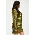 thumbnail image 2 of Vestido plisado de fiesta Roman Fashion V-ST-1200-DORADO Talla Extra 38 Dorado, 2 of 7
