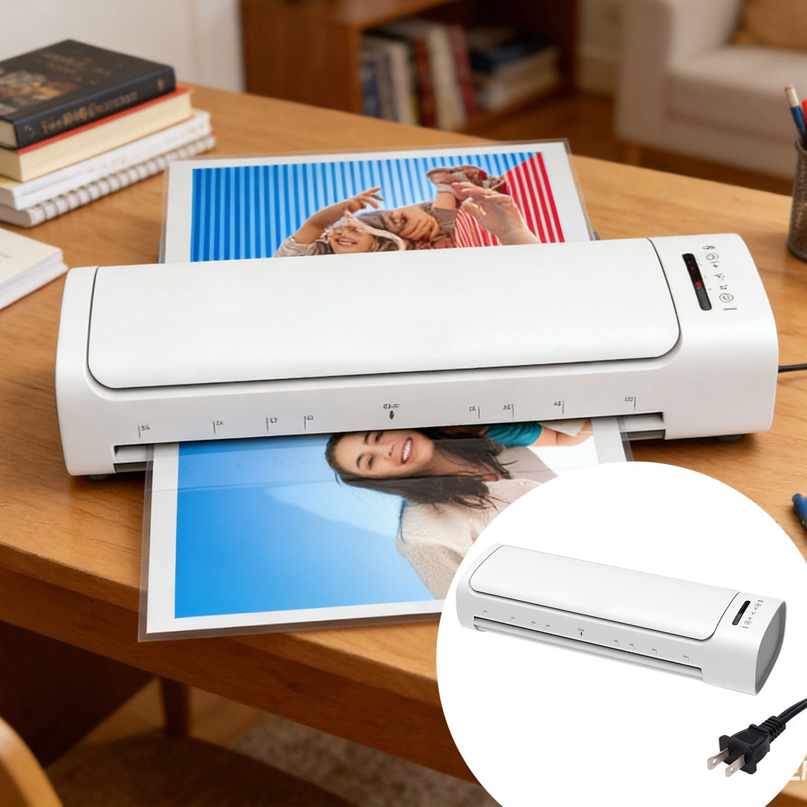Laminating Machine For Cards Photos With Adjustable Temperature And Speed Settings