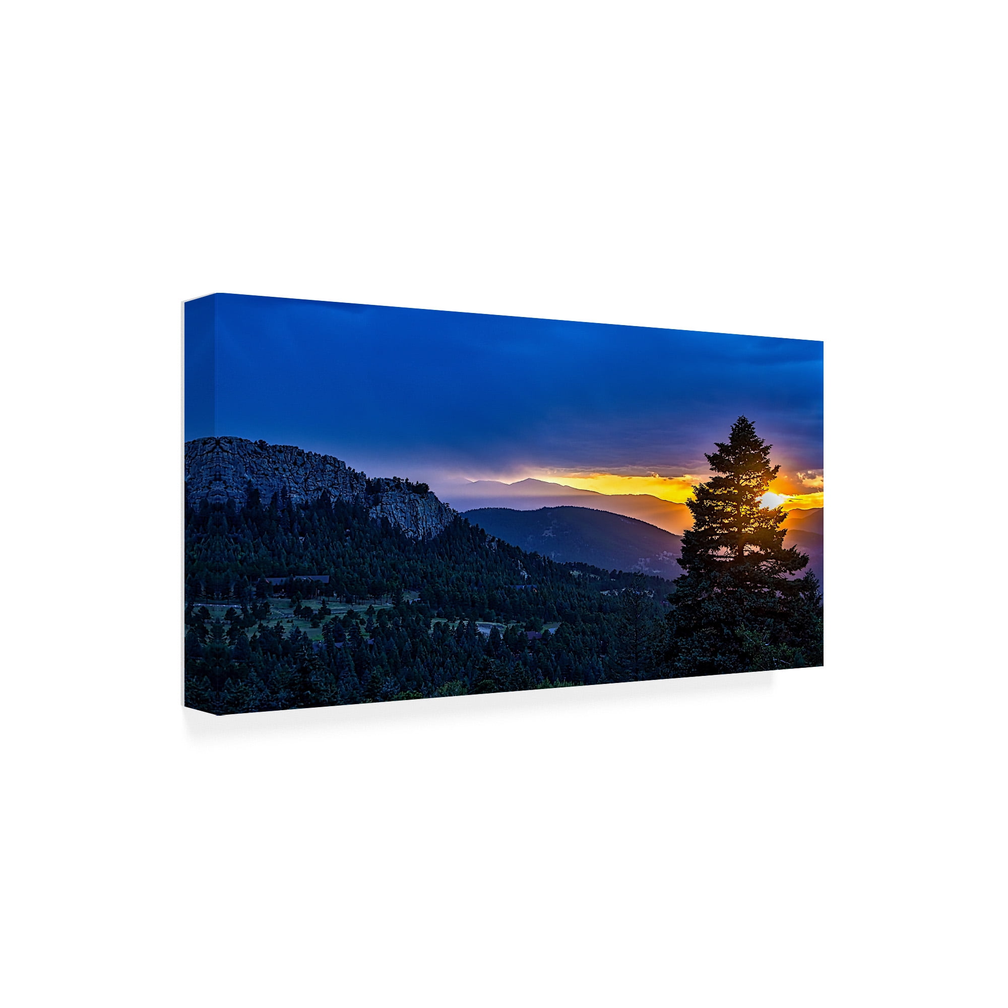 Trademark Fine Art 'Fading Glow' Canvas Art by Chuck Burdic