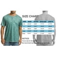 thumbnail image 7 of GENTS BLISS Short Sleeve Henley Men Shirts Crew Neck T shirts for Men Casual Printed Face Shirts for Men, 7 of 7