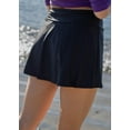 thumbnail image 5 of Calypsa Women's and Women's Plus High Waisted Short Swim Skort with Attached Hidden Shorts, 5 of 10