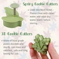 thumbnail image 5 of Cake Leaves Baking Pie Crust Mold Cookie Cutters, Pastry/Fondant Stampers/Apple Pie for Thanksgiving, Set of 4, Green, 5 of 6