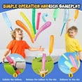 thumbnail image 3 of GIXUSIL 50-Pack Rocket Balloons Holiday Party Decoration Screaming Flying Whistle Balloons(with pump)Rocket-Shaped Latex Balloons - Fun Party Toys & Decorations, 3 of 8