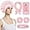 Dusty Pink, variant on Heatless Curler Set - 5pcs Heatless Curling Rods for Long & Short Hair - No Heat Hair Curler Tool with Sleep Cap, Headband, Hair Clip