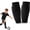 Black, variant on Soccer Shin Guards for Youth, Honeycomb Protective Pads with Lightweight Design