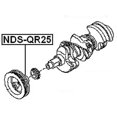 thumbnail image 2 of Febest CRANKSHAFT PULLEY QR25DE # NDS-QR25 OEM 12303-JG30A, 2 of 2
