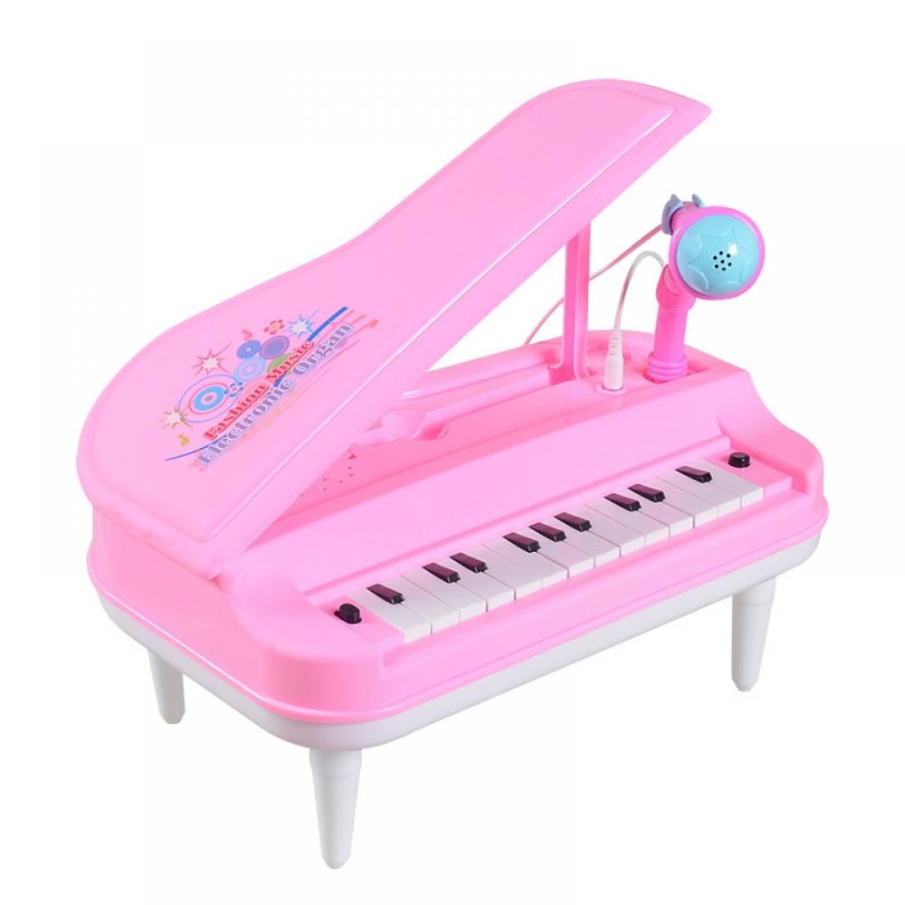 Piano Toy Keyboard 1 2 3 4 Year Old Kids Birthday Multifunctional with Microphon 