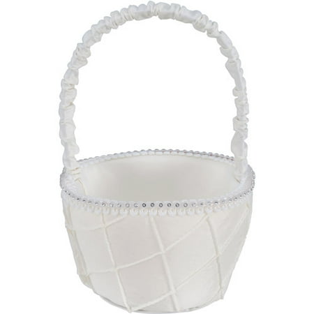 Wilton Ivory Diamond Flower Basket