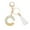 C, variant on Custom Letter Keychain Translucent Resin Pendant Name Keyrings Durable Stylish Accessories for Keys