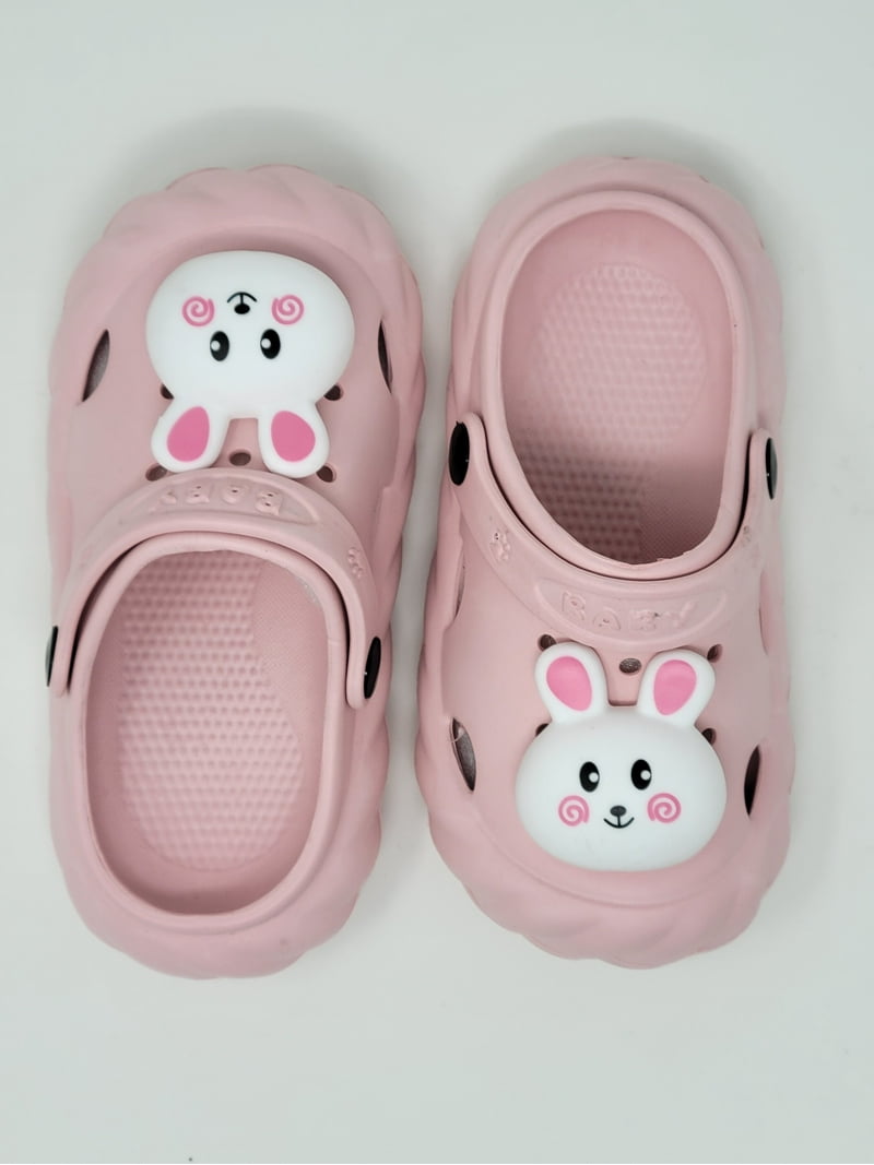 Cute Soft Pink Bunny Clogs Size