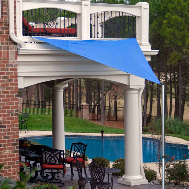 King Canopy Shade Sail Pole Kit 9 Foot Extension Walmart Com Walmart Com
