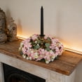 thumbnail image 4 of Artificial Wildflower Floral Wreath, Multi-Flower Candle Holder Decor, Wedding Party Table Ornament, Photo Prop for Home Living Room Desktop Decoration, 4 of 6