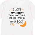 thumbnail image 4 of Inktastic I Love My Great Grandmother To The Moon and Back Boys or Girls Long Sleeve Toddler T-Shirt, 4 of 5