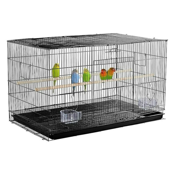 Beran7 30'' Length Flight Bird Cage Iron Flight Parrot Cage for Small Parrots Parakeets Cockatiels Budgies Conures Quaker Parrot