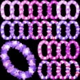 thumbnail image 1 of Lámpara LED Sherr con 24 luces LED y flores moradas, 100 cm, 1 of 8