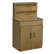 Wood Designs 20700BN Classic Deluxe Hutch with Brown Handles, 34.62" Height, 20.5" Width, 15" Length