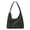 Black, variant on Trendy PU Leather Crescent Shoulder Bag Slouchy Hobo Bags for Women Tote Handbags Retro Soft Underarm Crossbody Purses