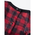 thumbnail image 6 of Christmas Family Plaid Pajamas Matching Sets with Dog Cozy Sleepwear Loungewear, 6 of 10