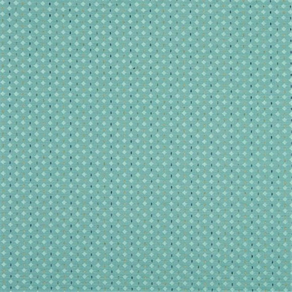 Designer Fabrics K0050G Tissu Jacquard à Petite Échelle Bleu Clair et Bleu Marine 54 Po