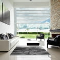 thumbnail image 7 of Ahgly Company Machine Washable Indoor Round Transitional Dark Gray Area Rugs, 7' Round, 7 of 7