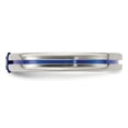 thumbnail image 3 of Edward Mirell Titanium Sapphire  Blue Anodized 4mm Band EMR170, 3 of 5