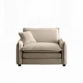 thumbnail image 2 of Modern Simple Corduroy Single Sofa 85cm Soft and Comfortable, 2 of 12