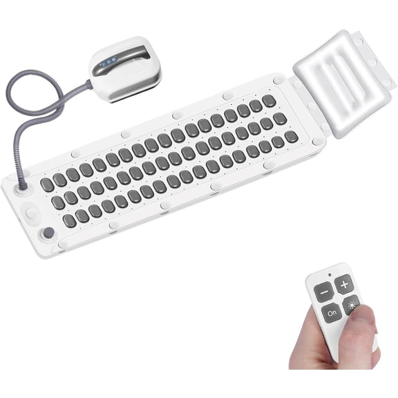 Dapmiu SPA Bubble Bath Mat, 6-Level Adjustable with Remote Control, 400W Powerful Air Pump, 73-78dB Low Noise, EVA Material, Fits Most Bathtubs, Home Bubble Massage Mat