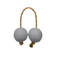 thumbnail image 1 of Wosthever Martillo de arena para niños para principiantes, coctelera doble de calabaza, maraca, fiesta de boda, banquete, sonajero, percusión, Type2 NO2, 1 of 6