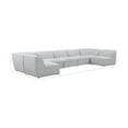 thumbnail image 3 of Meridian Furniture Miramar Grey Durable Linen Textured Modular Sectional, 3 of 9