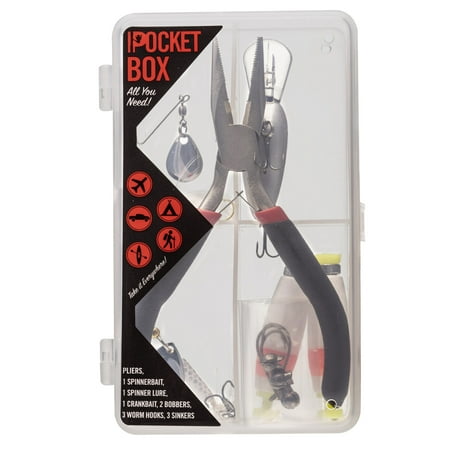 ProFISHiency Fully Loaded Pocket Box Fishing Terminal Tackle Box Plastic