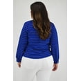 thumbnail image 3 of Blusa cruzada Roman Fashion /Tallas Extras, 1835 (Azul rey) azul 36, 3 of 6