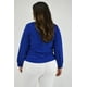 thumbnail image 3 of Blusa cruzada Roman Fashion /Tallas Extras, 1835 (Azul rey) azul 42, 3 of 6