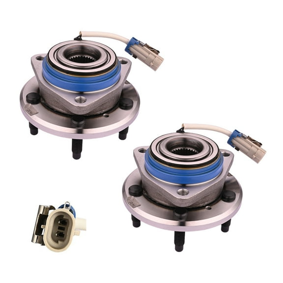 Pair of 2 Front Wheel Hub Bearing Assembly For 2000 2001 Pontiac Bonneville