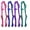 Pink, variant on Pony Size Premium Nylon Single Ear Headstall (Purple)