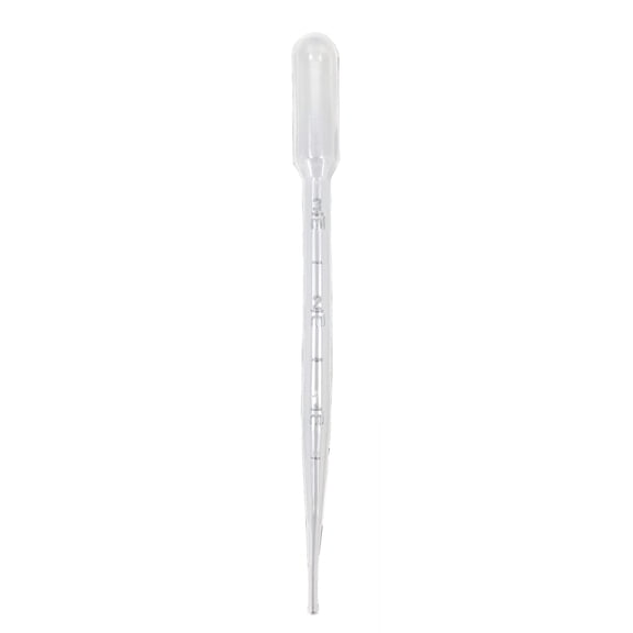 Disposable Transfer Pipettes, 7ml Capacity, Graduated 3ml by 1/2ml, Pack of 100 by Go Science Crazy