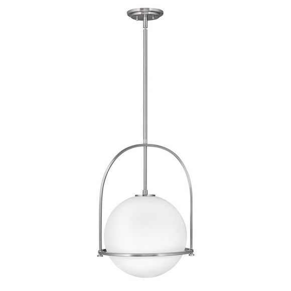 Hinkley 3405BN Somerset 1 Light 16 inch Brushed Nickel Pendant Ceiling Light