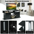 thumbnail image 3 of Costway 63'' TV Stand Entertainment Console Center W/ 2 Cabinets Up to 70'' Black, 3 of 10