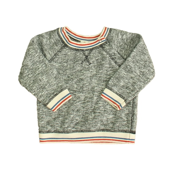 Pre-Owned Tucker   Tate Boys Gray | Ivory | Red Long Sleeve Shirt size: 9 Months (Good)