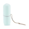 thumbnail image 2 of ziyahi Travel Toothbrush Case Capsule Toothbrush Cup Holder 2 in 1 Cover Container Bathroom for Business Use Outdoors Green, 2 of 9