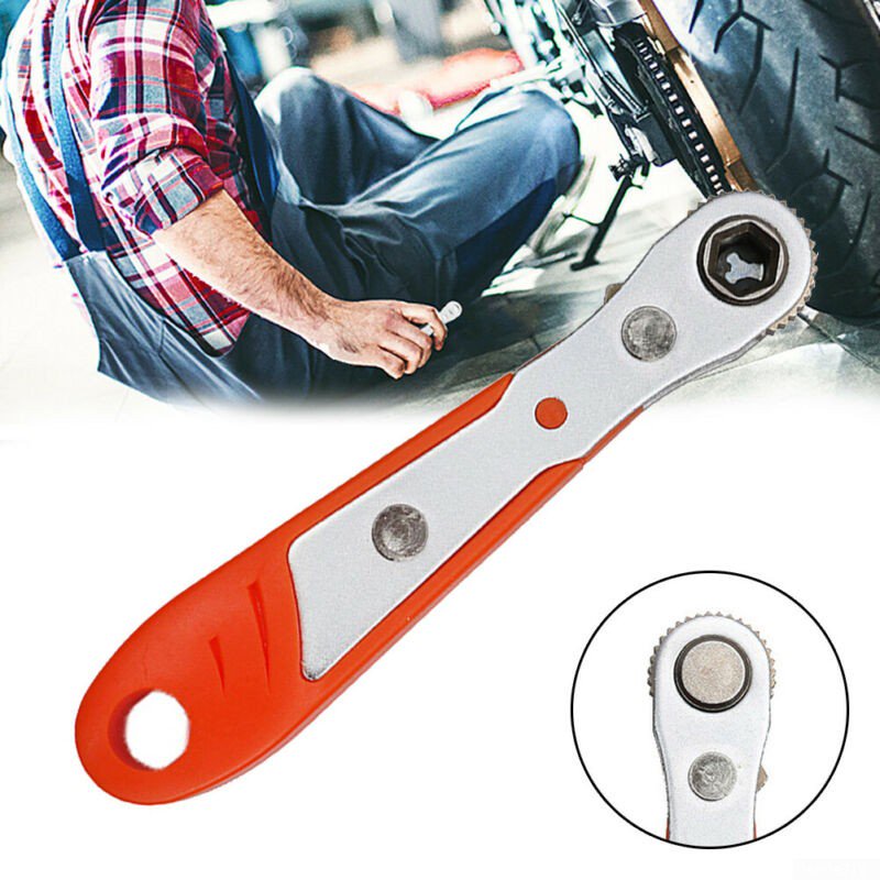 Mini Ratchet Wrench 1/4 Inch Drive Socket Screwdriver Bit Driver 36