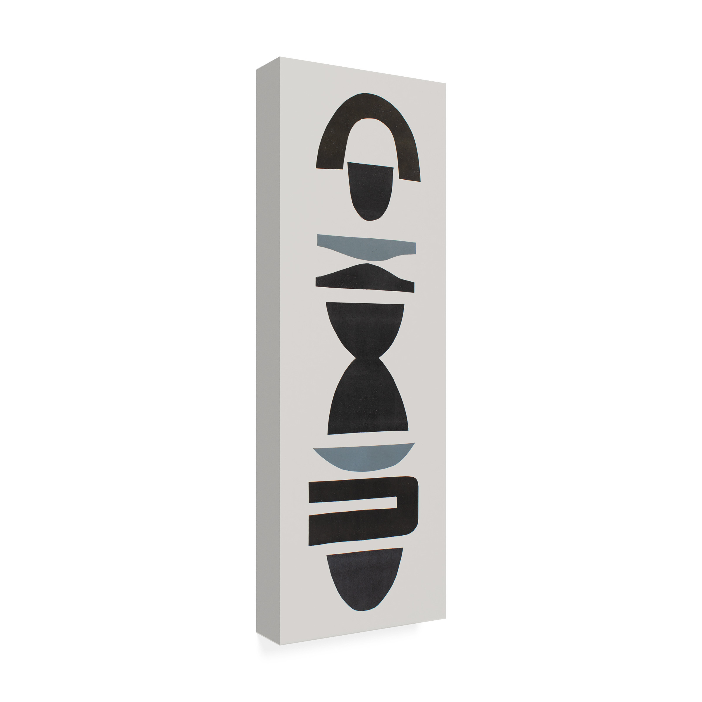 Rob Delamater 'Neutral Totems IV' Canvas Art