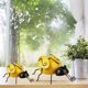 thumbnail image 4 of 4 piezas de decoración de pared de abeja de Metal, arte de pared de abeja para jardín al aire libre, cercas de césped, decoración de oficina, dormitorio, sala de estar, decoración del hogar, 4 of 5
