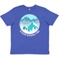 thumbnail image 3 of Inktastic Glacier National Park Blue Montana Youth T-Shirt, 3 of 5