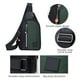 thumbnail image 4 of Bolso bandolera pequeño con correa ajustable y orificio para auriculares (paquete de 1), ligero y práctico para viajes, fitness y uso diario, para hombres y mujeres. Aestivo | Verde | AESTIVO, 4 of 7