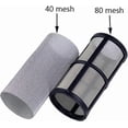 thumbnail image 3 of 80/40 Mesh Garden Water Filter – 304 Stainless Steel Mesh for Faucet and Pipe (3/4' 80 Mesh), 3 of 5